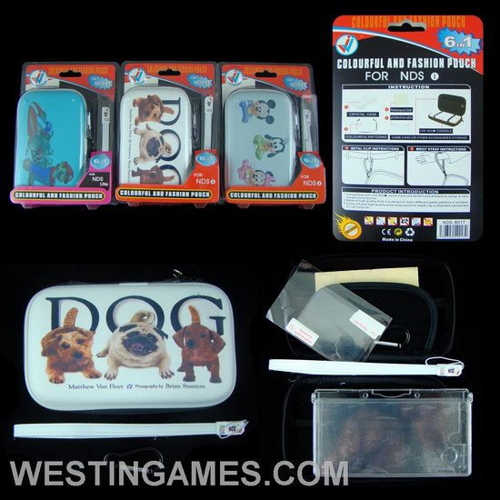 NDSi crystal case with colorful picture(3 color)