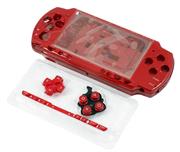 Full Housing Shell Case Replacement Red for PSP 2000/Slim