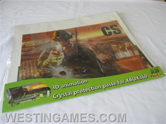 XBOX360 3D animation crystal skin protection