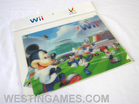 Wii 3D animation crystal skin protection paste