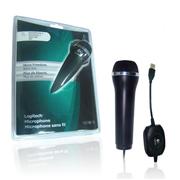 PS3/PS2/XBOX360/Wii Logitech 4in1 wired karaoke microphone