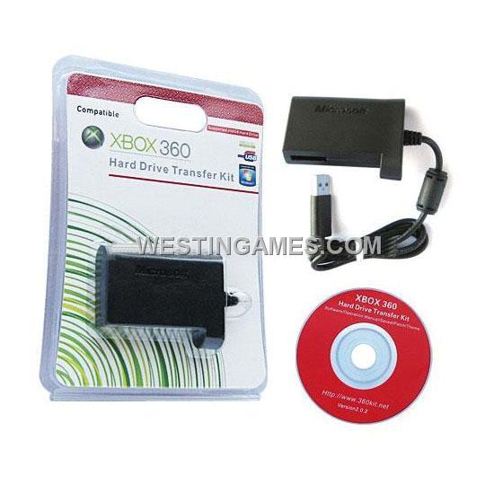 XBOX360 Hard Drive Transfer Kit with DVD-ROM Black