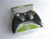 XBOX360 black wireless controller (Refurnished & blister)