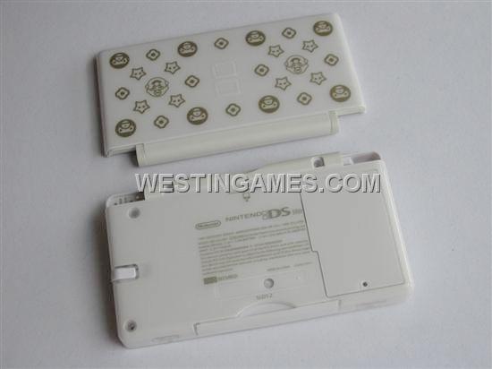 Complete Housing Shell Case Mario to Milo White for NDSL/DS Lite/DSL (limite/copy)