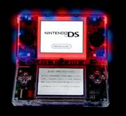 NDSL/DS Lite Full Housing Shell with LED Circuit Board Transparent 02