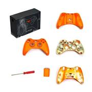 Faceplate Housing Shell with Screwdriver for Xbox360 Wireless Controller (Orange)