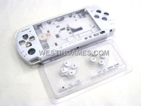 Complete Housing Shell Case Replacement White for PSP3000