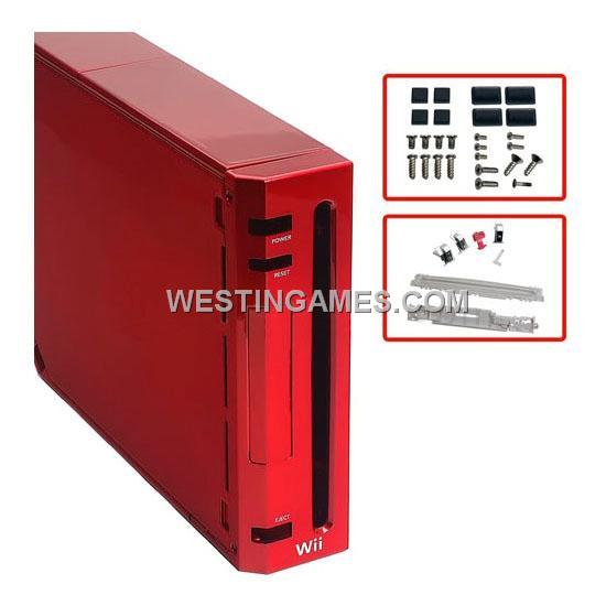 Wii Replacement Customize Console Housing Shell Case Red