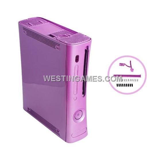 Full Console Housing Shell Case With HDMI Port Purple for Xbox360