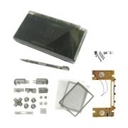 NDSL/DS Lite Full Housing Shell with LED Circuit Board Transparent Black