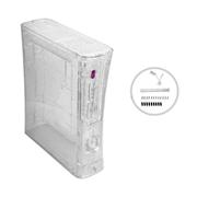 Full Console Housing Shell Case With HDMI Port Transparent Crystal Clear for Xbox360
