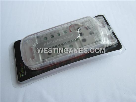 XBOX360 transparent hard drive housing with Bright SMD PCB-LED