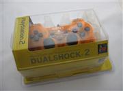 Wired Controller Joypad Dualshock 2 Transparent Orange for Sony PS2