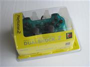 Wired Controller Joypad Dualshock 2 Transparent Light Green for Sony PS2