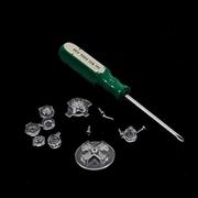 Crystal Transparent Replacement Controller Housing for Wii (with Installation Kit) 03