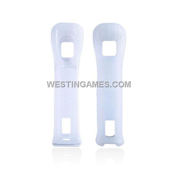 Protective Silicone Sleeve White for Wii Remote (Designed for Using MotionPlus)