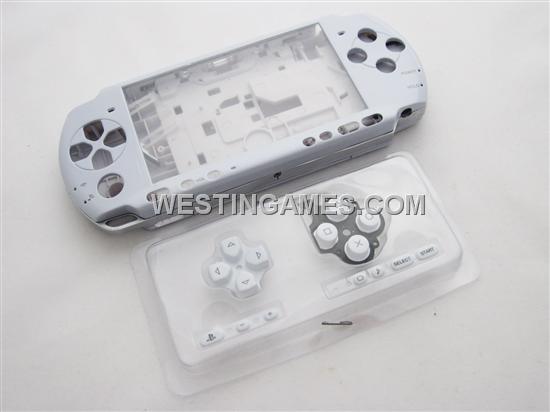 Complete Housing Shell Case White Without Brand for PSP 3000 (NEUTRAL)
