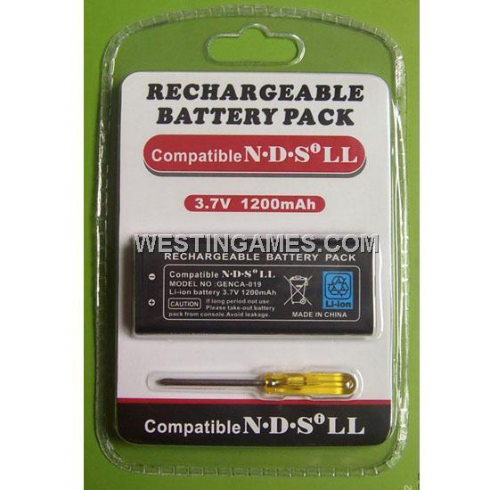 1200MAH Rechargeable Battery Pack for NDSI LL/XL