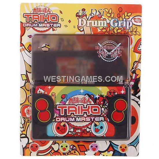 Taiko Drum Master Silicone Drum Grip with Back Cover for DSi (Grey)