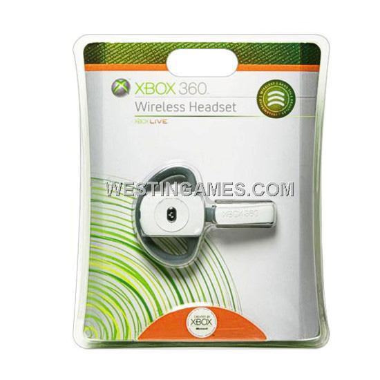 Bluetooth Wireless Headset Headphone Earphone White for Xbox360 (Original)