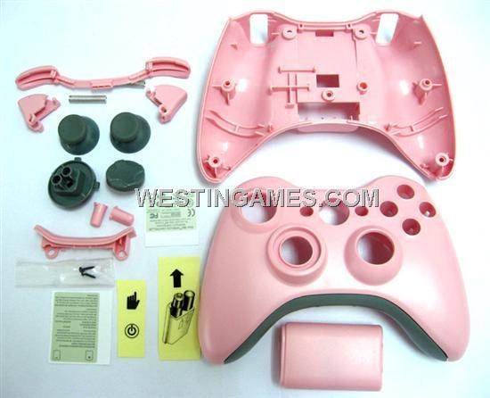Housing Shell Case for XBOX 360 Wireless Controller Pink