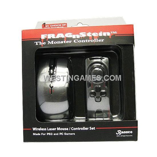 Fragnstein Wireless Laser Mouse and Wireless Controller Set for PS3/PC