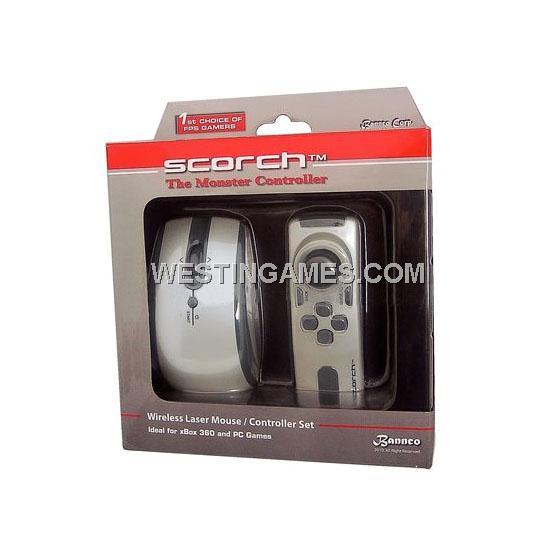 Wireless Laser Mouse and Wireless Controller Set for Xbox360/PC