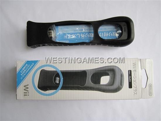 Motion Plus with Silicone Sleeve for Wii Remote Black (JP)