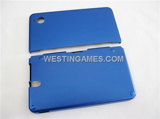 Protective Aluminum Case with Inner Cloth for NDSi LL/XL Blue