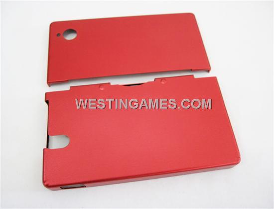 Protective Aluminum Case with Inner Cloth for NDSi/DSi Red