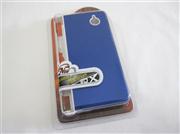 Protective Plastic Case with Aluminum Cover for NDSi/DSi Blue