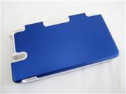 Protective Plastic Case with Aluminum Cover for NDSi/DSi Blue 03