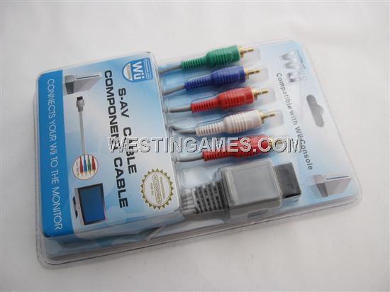 S-AV Cable Component Cable for Wii