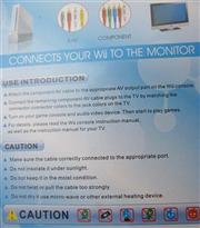 S-AV Cable Component Cable for Wii 03