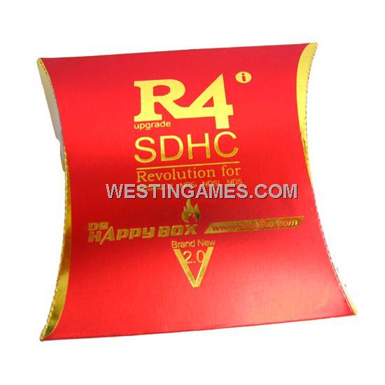 R4i SDHC Red Upgrade for V4.1.08 3DS/NDSi LL/DSi/DSL/DS (Happy Boxs)