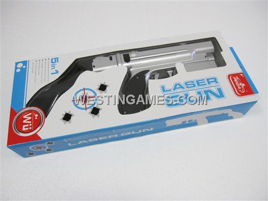5 in 1 Metal Laster Gun for Nintendo Wii