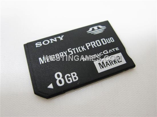 Sony Memory Stick Pro Duo 8GB Flash Card (Mark2)