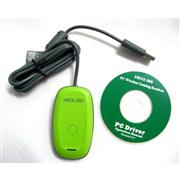 PC Wireless Gaming Receiver Green for XBOX 360 Slim 02