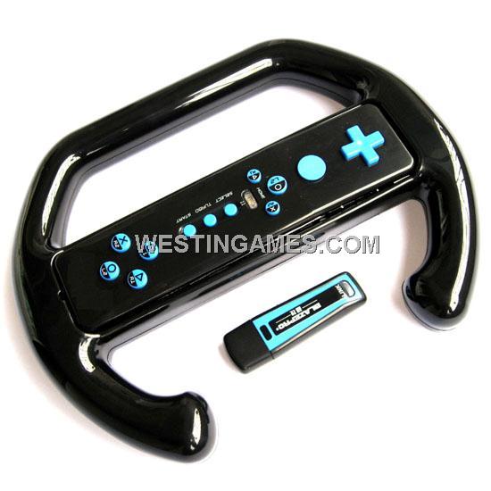 PS3/PC 3D Motion Freedom Wireless Remote Controller with Steering Wheel