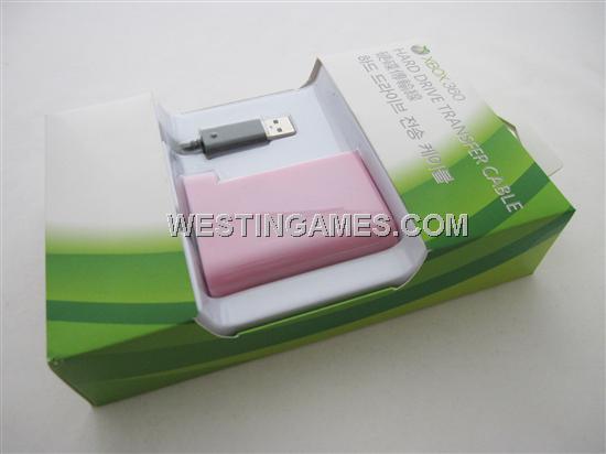 Hard Drive Transfer Kit Cable with DVD-ROM Pink for Xbox 360