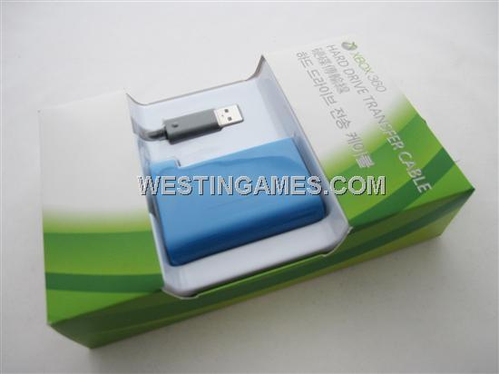 Hard Drive Transfer Kit Cable with DVD-ROM Blue for Xbox 360