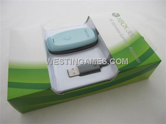 PC Wireless Gaming Receiver Light Blue for XBOX 360 Slim