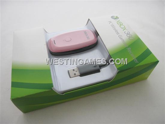 PC Wireless Gaming Receiver Pink for XBOX 360 Slim
