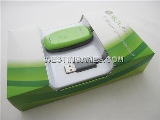PC Wireless Gaming Receiver Green for XBOX 360 Slim