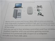 PC Wireless Gaming Receiver Blue for XBOX 360 Slim 05