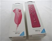 WU Wireless Remote & Nunchuk Controller Joypad Pink With Packing for WII (NEUTRAL)