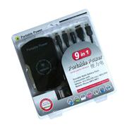 9 in 1 10000mAH Portable Power for Iphone 3GS/DSi/DSL/NDS/PSP/Cell Phone/MP3 (Black)