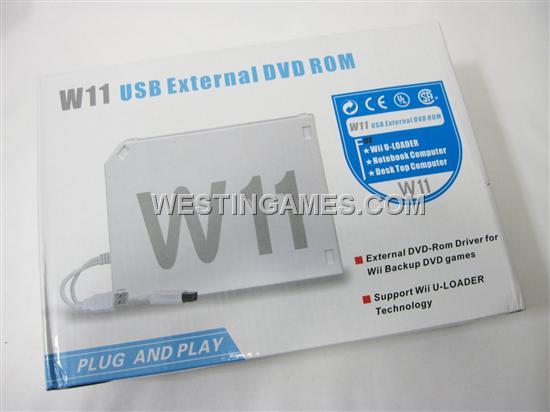 USB External DVD ROM Drive for WII Backup DVD Games