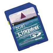 Carte mémoire flash SD Kingston 2 Go SD/2 Go