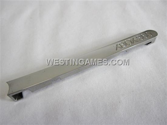 Xbox360 DVD Frant Cover Tray Door Original Silver (Pulled)